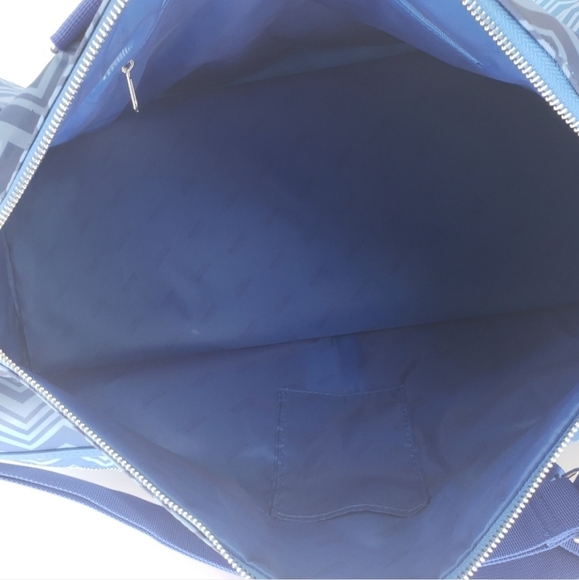 🔥MISSONI DUFFEL WEEKENDER TRAVEL GYM BLUE BAG -BRAND NEW - Picture 6 of 7